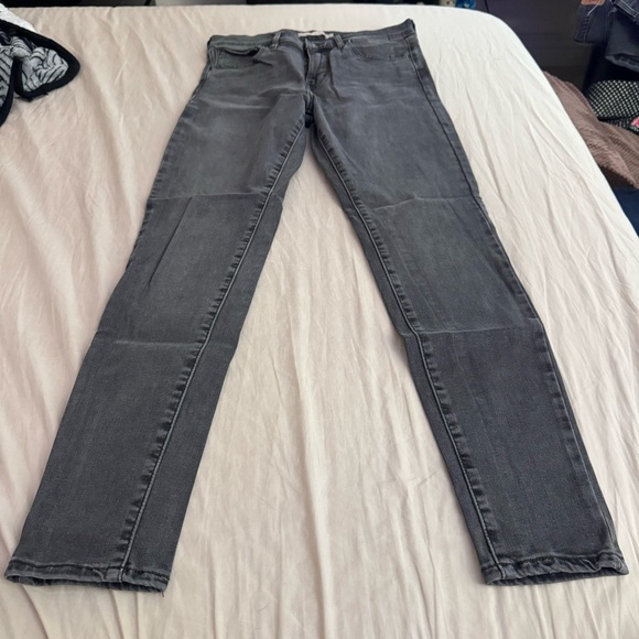 Levi’s 720 High Rise Super Skinny Gray Jeans Size 30 - Picture 2 of 13
